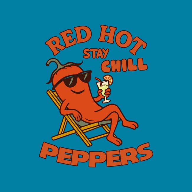 Red Hot Stay Chill Peppers-Mens-Basic-Tee-fanfabio