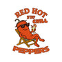 Red Hot Stay Chill Peppers-Mens-Basic-Tee-fanfabio
