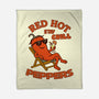 Red Hot Stay Chill Peppers-None-Fleece-Blanket-fanfabio
