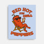 Red Hot Stay Chill Peppers-None-Stretched-Canvas-fanfabio