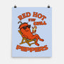 Red Hot Stay Chill Peppers-None-Matte-Poster-fanfabio