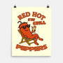 Red Hot Stay Chill Peppers-None-Matte-Poster-fanfabio