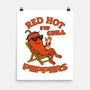 Red Hot Stay Chill Peppers-None-Matte-Poster-fanfabio