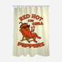 Red Hot Stay Chill Peppers-None-Polyester-Shower Curtain-fanfabio
