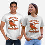 Red Hot Stay Chill Peppers-Unisex-Basic-Tee-fanfabio