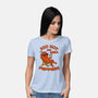 Red Hot Stay Chill Peppers-Womens-Basic-Tee-fanfabio
