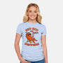 Red Hot Stay Chill Peppers-Womens-Fitted-Tee-fanfabio