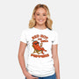 Red Hot Stay Chill Peppers-Womens-Fitted-Tee-fanfabio