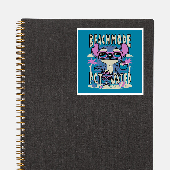 Beach Mode-None-Glossy-Sticker-naomori