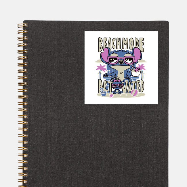 Beach Mode-None-Glossy-Sticker-naomori