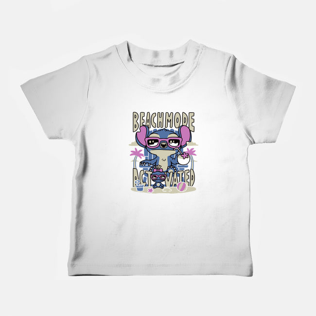 Beach Mode-Baby-Basic-Tee-naomori