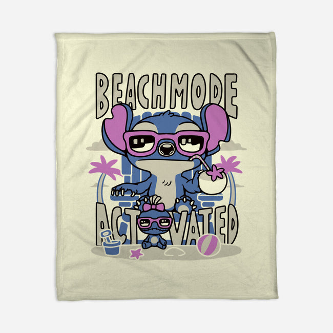 Beach Mode-None-Fleece-Blanket-naomori