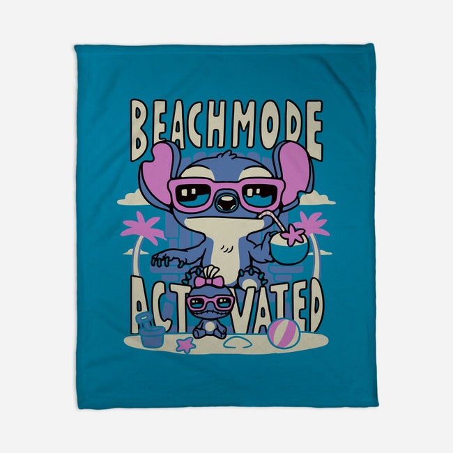 Beach Mode-None-Fleece-Blanket-naomori