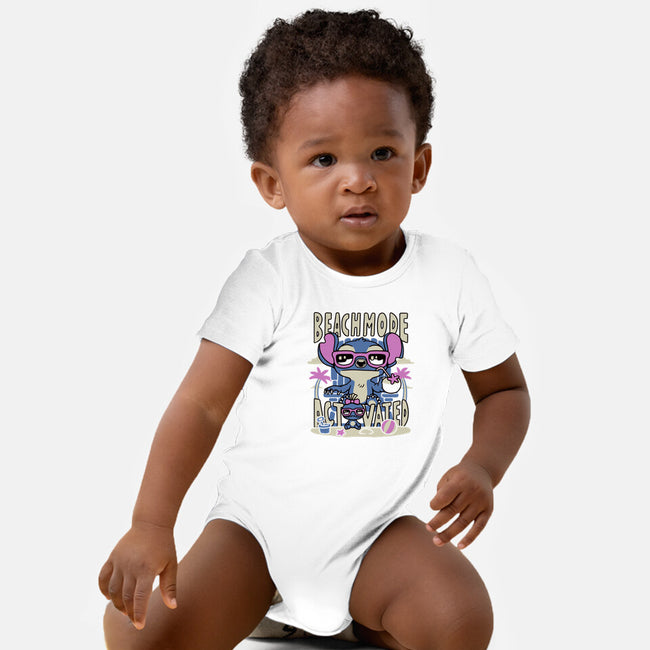 Beach Mode-Baby-Basic-Onesie-naomori