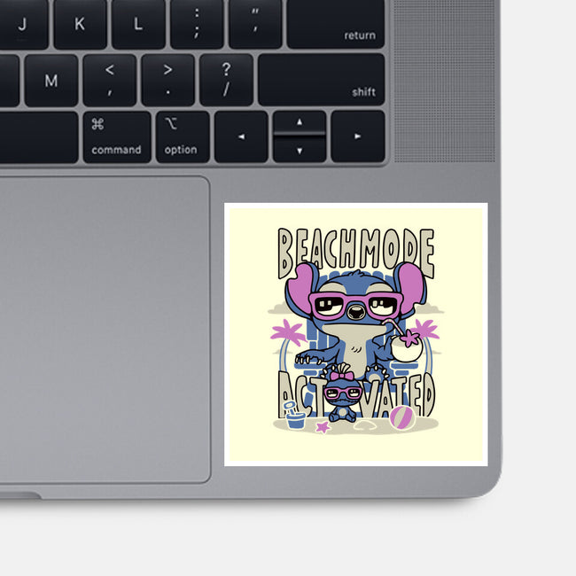 Beach Mode-None-Glossy-Sticker-naomori