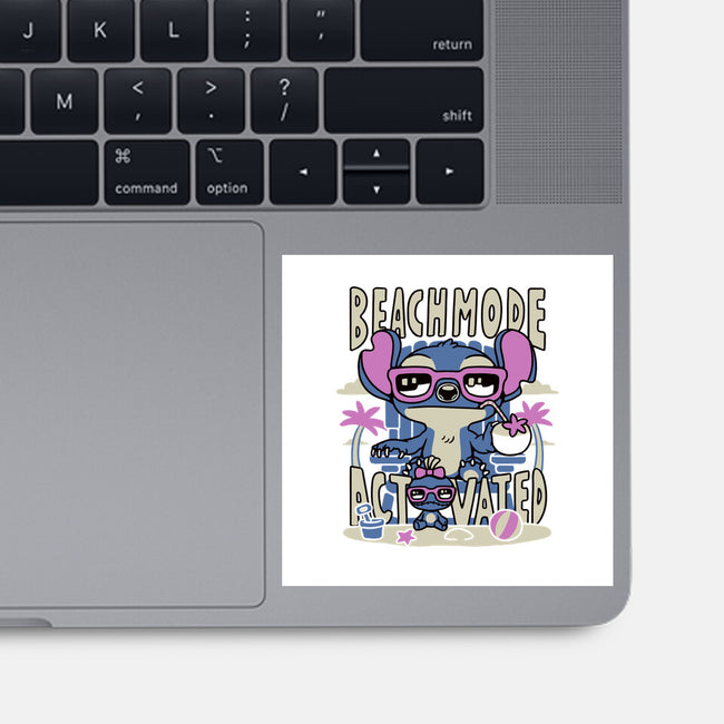 Beach Mode-None-Glossy-Sticker-naomori