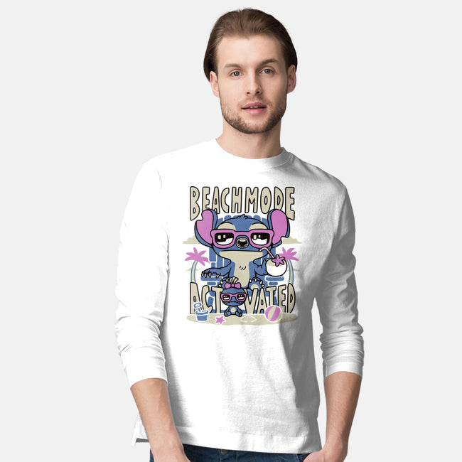 Beach Mode-Mens-Long Sleeved-Tee-naomori