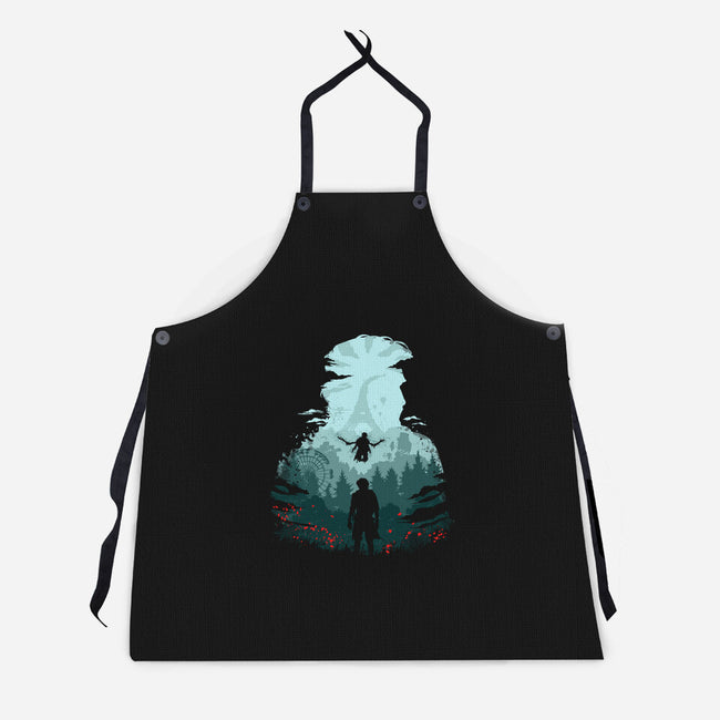 Lead Expedition-Unisex-Kitchen-Apron-rocketman_art