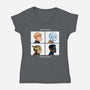 Justice Days-Womens-V-Neck-Tee-PrimePremne