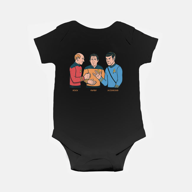 Rock Paper Salute-Baby-Basic-Onesie-alfbocreative