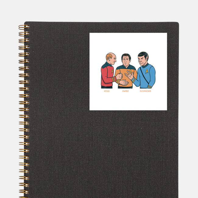 Rock Paper Salute-None-Glossy-Sticker-alfbocreative
