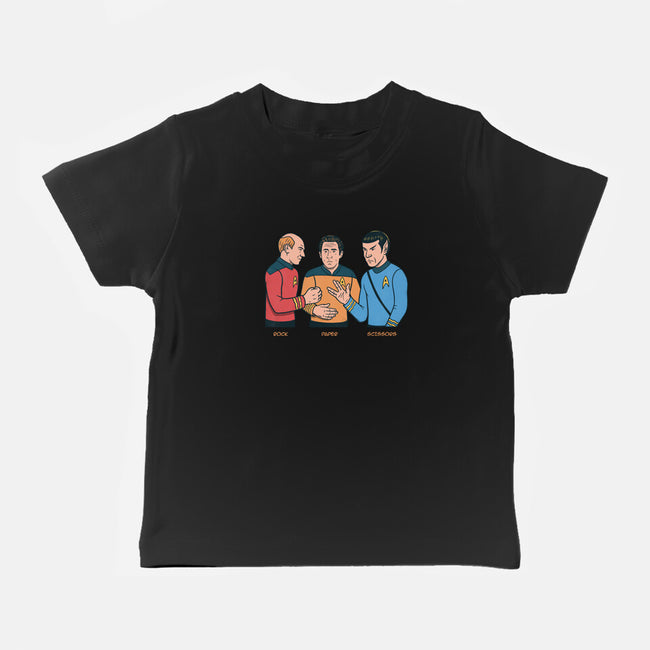 Rock Paper Salute-Baby-Basic-Tee-alfbocreative