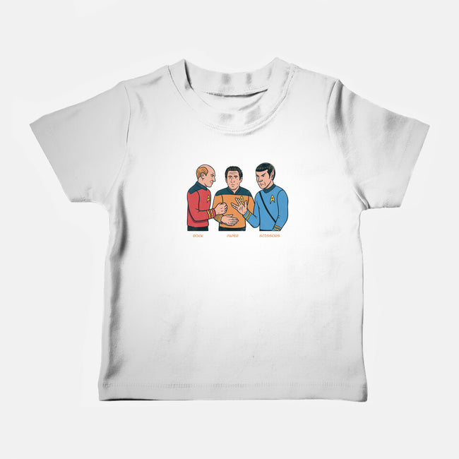 Rock Paper Salute-Baby-Basic-Tee-alfbocreative