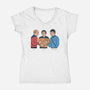 Rock Paper Salute-Womens-V-Neck-Tee-alfbocreative