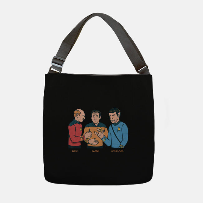 Rock Paper Salute-None-Adjustable Tote-Bag-alfbocreative