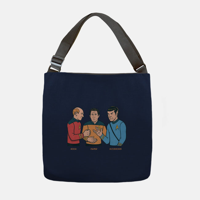Rock Paper Salute-None-Adjustable Tote-Bag-alfbocreative