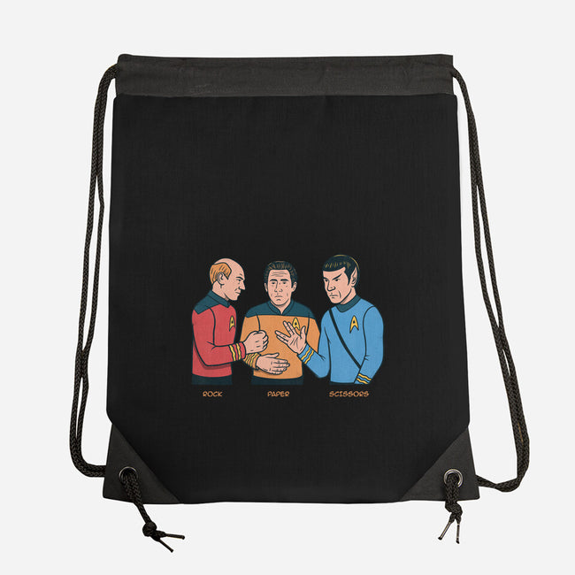 Rock Paper Salute-None-Drawstring-Bag-alfbocreative