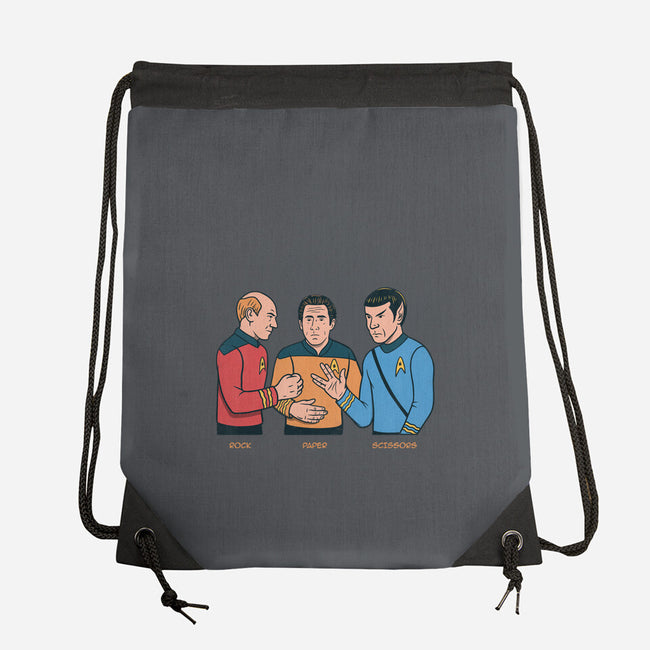 Rock Paper Salute-None-Drawstring-Bag-alfbocreative