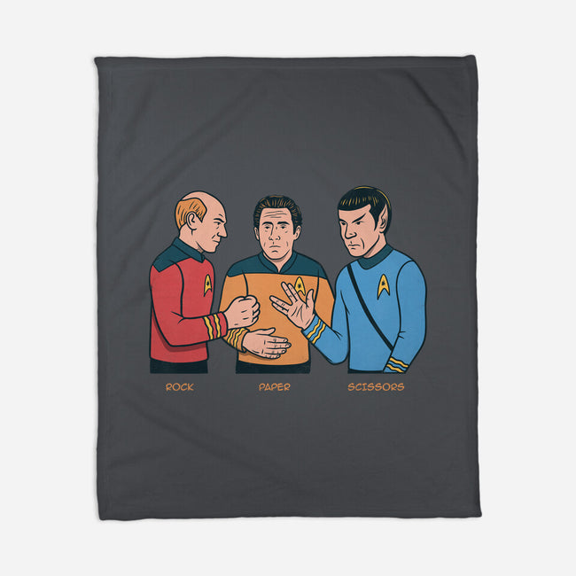Rock Paper Salute-None-Fleece-Blanket-alfbocreative