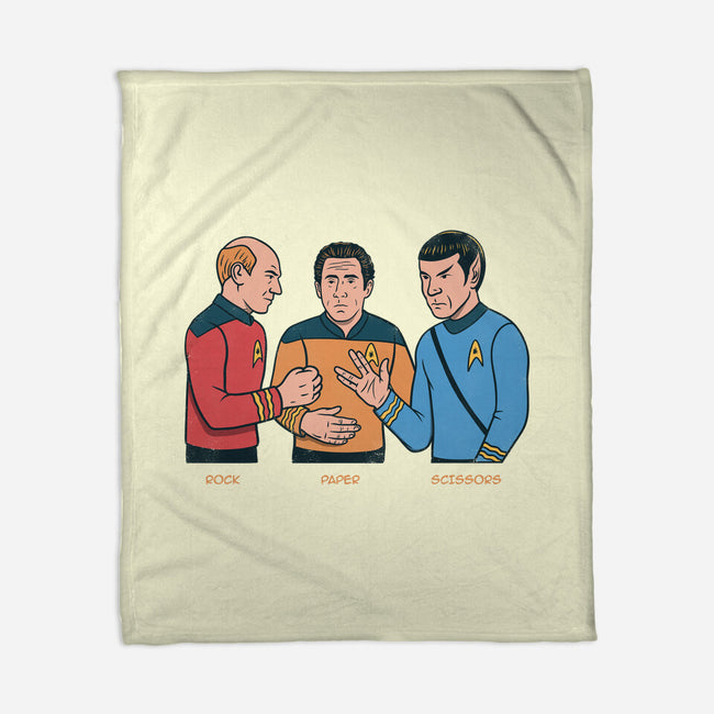 Rock Paper Salute-None-Fleece-Blanket-alfbocreative
