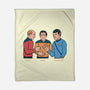 Rock Paper Salute-None-Fleece-Blanket-alfbocreative