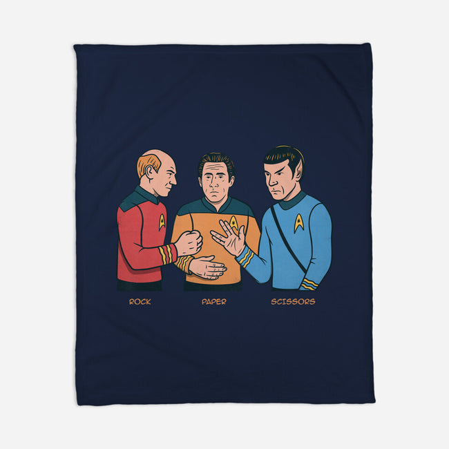 Rock Paper Salute-None-Fleece-Blanket-alfbocreative