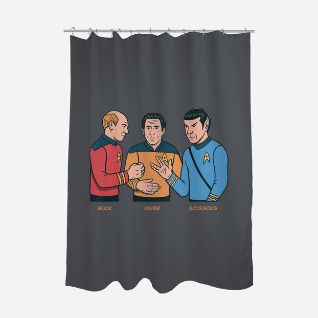 Rock Paper Salute-None-Polyester-Shower Curtain-alfbocreative