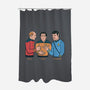 Rock Paper Salute-None-Polyester-Shower Curtain-alfbocreative