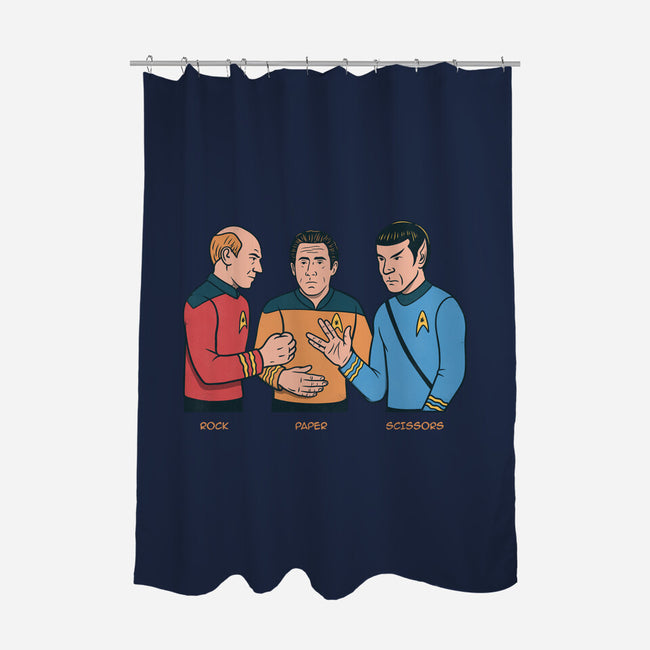 Rock Paper Salute-None-Polyester-Shower Curtain-alfbocreative