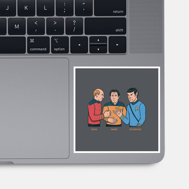 Rock Paper Salute-None-Glossy-Sticker-alfbocreative