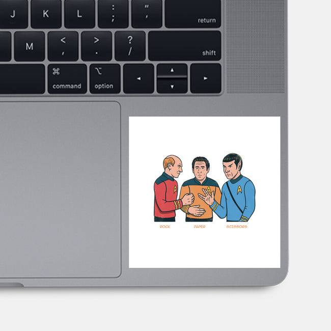 Rock Paper Salute-None-Glossy-Sticker-alfbocreative