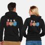 Rock Paper Salute-Unisex-Zip-Up-Sweatshirt-alfbocreative