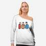 Rock Paper Salute-Womens-Off Shoulder-Sweatshirt-alfbocreative