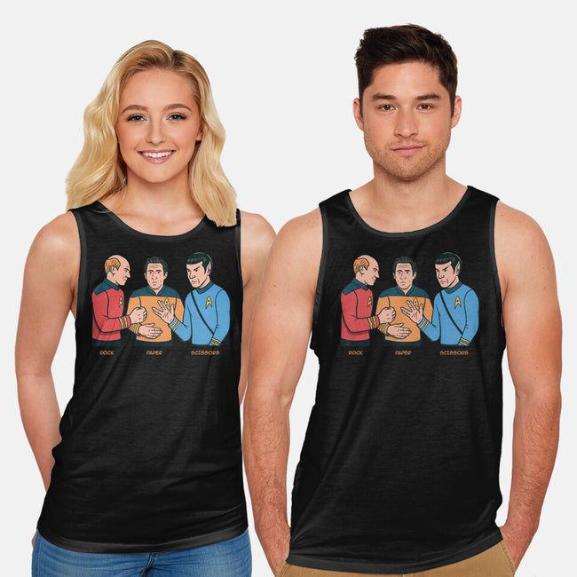 Rock Paper Salute-Unisex-Basic-Tank-alfbocreative