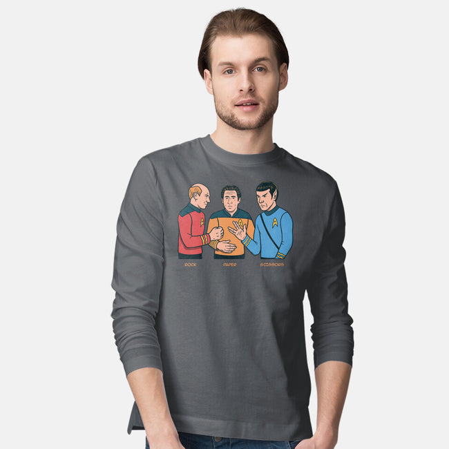 Rock Paper Salute-Mens-Long Sleeved-Tee-alfbocreative