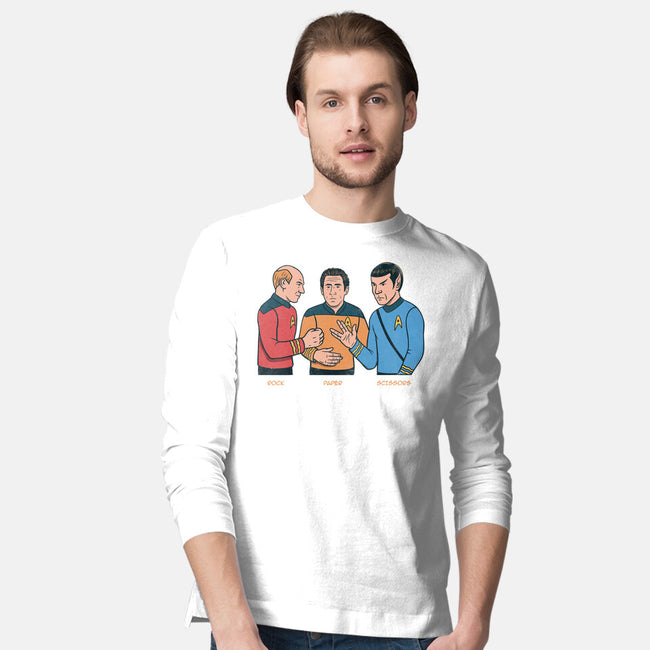Rock Paper Salute-Mens-Long Sleeved-Tee-alfbocreative