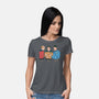 Rock Paper Salute-Womens-Basic-Tee-alfbocreative