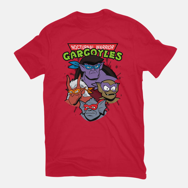 Nocturnal Warrior Gargoyles-Mens-Premium-Tee-Boggs Nicolas