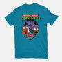 Nocturnal Warrior Gargoyles-Womens-Fitted-Tee-Boggs Nicolas