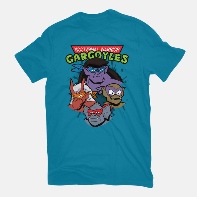 Nocturnal Warrior Gargoyles-Mens-Premium-Tee-Boggs Nicolas